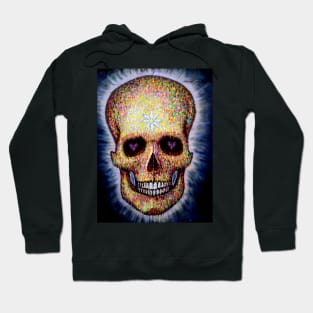 brick lane graffiti skull Hoodie